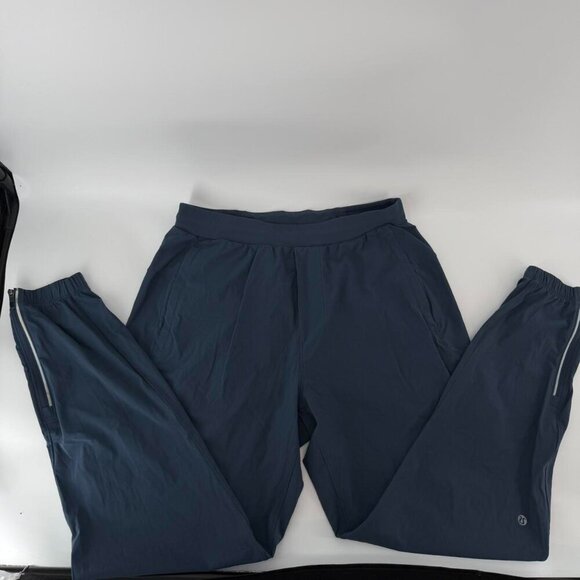 lululemon athletica Pants - Lululemon Women’s Jogger Pants Size S Navy Blue Tapered Lightweight Stretch Zip